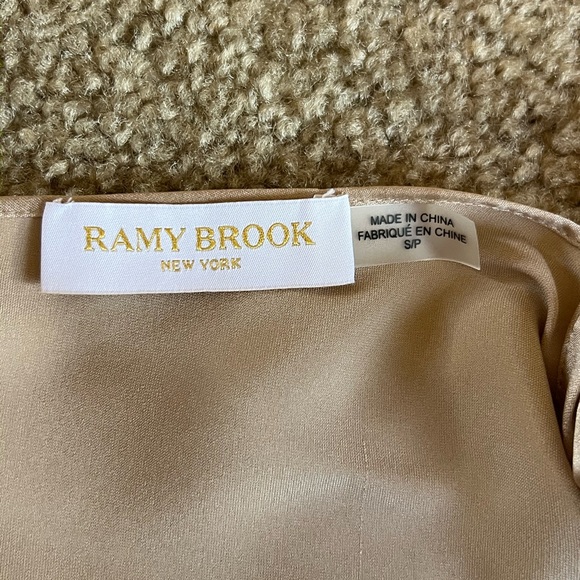 Ramy Brook Cara gold halter Top sz S - Picture 8 of 8